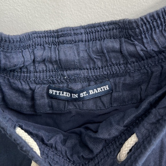 MC2 Saint Barth Gustavia linen shorts navy - Picture 5 of 11